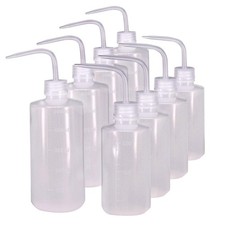 250ml 500ml Plastic Safety Wash Bottle, Plastic Squeeze Bottle Narrow Mouth, ...
