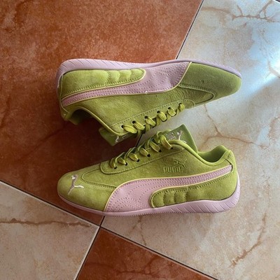 Zapatillas Puma Speedcat Piping Wns 39 Verde Rosa 401657-01 Nuevas Con Caja OG