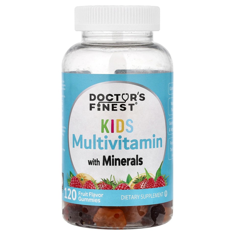 Kids Multivitamin Gummies with Minerals, Fruit, 120 Gummies