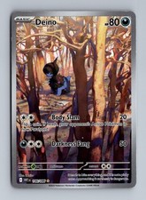Deino White Flare 146/086 Holo NM/M Pokemon 2025 on eBay