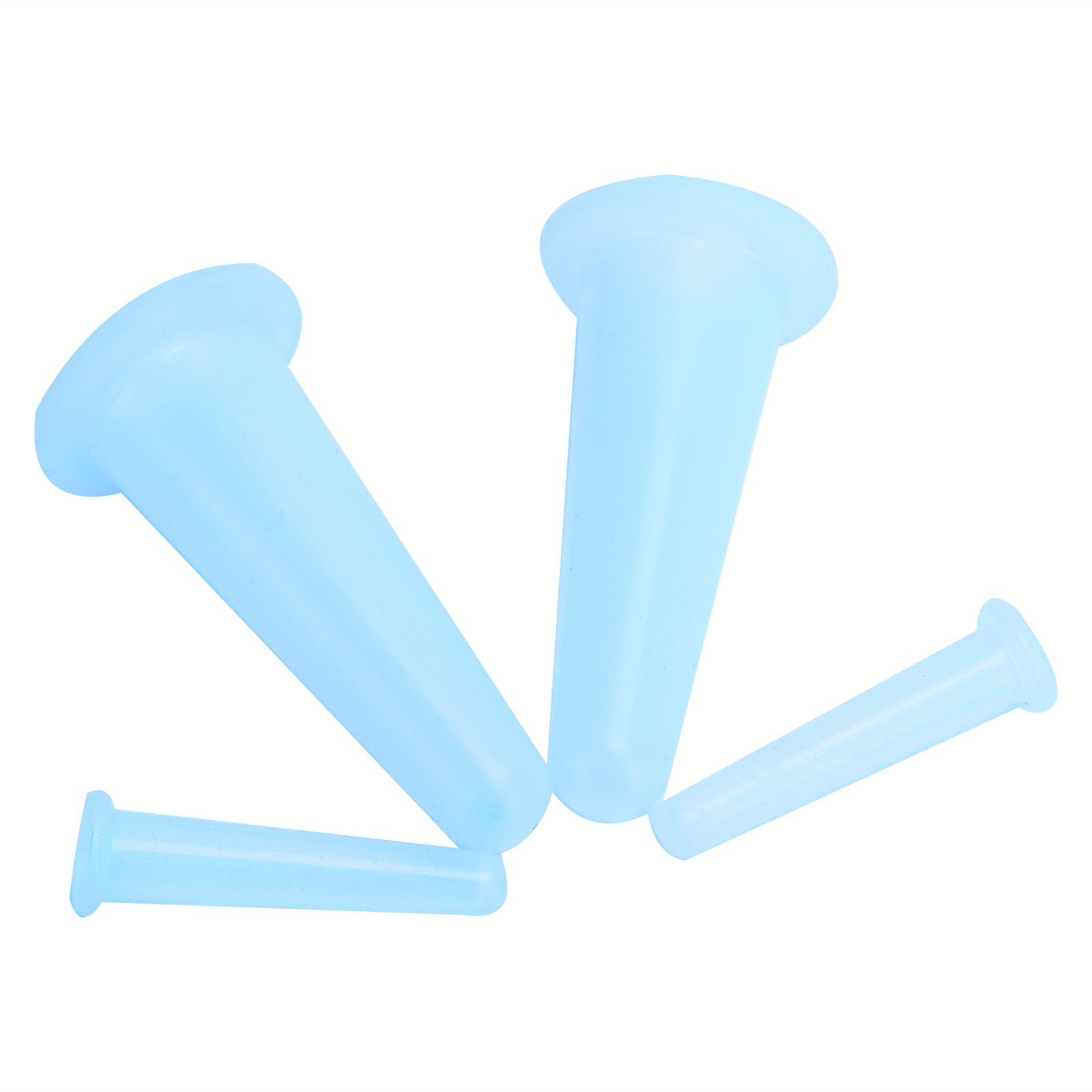 4Pcs Silicone Massage Cup Moisture Absorption Jar Face Cupping Cup Body Health C