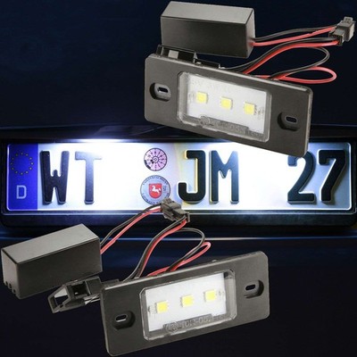 Led Kennzeichenbeleuchtung passend für VW Bora | Golf 4 + 5 | Passat 3bg