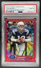 2023 Topps Composite Tom Brady Chrome Red Wave Refractor #/5 Patriots PSA 8