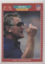 1989 Pro Set Don Shula #225 HOF 0d08