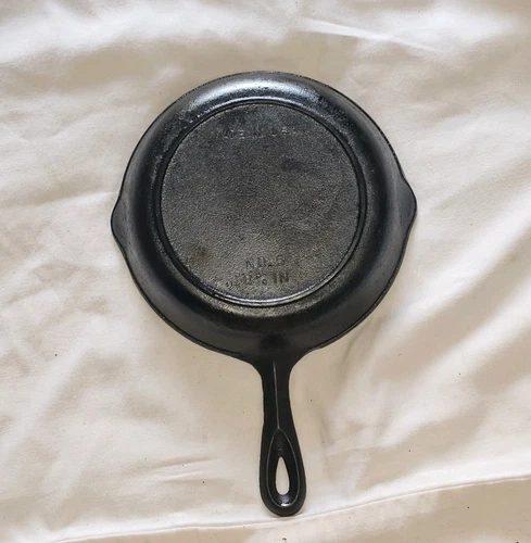 Vintage BSR Birmingham Stove Range #5 Cast Iron Skillet Restored & Seasoned