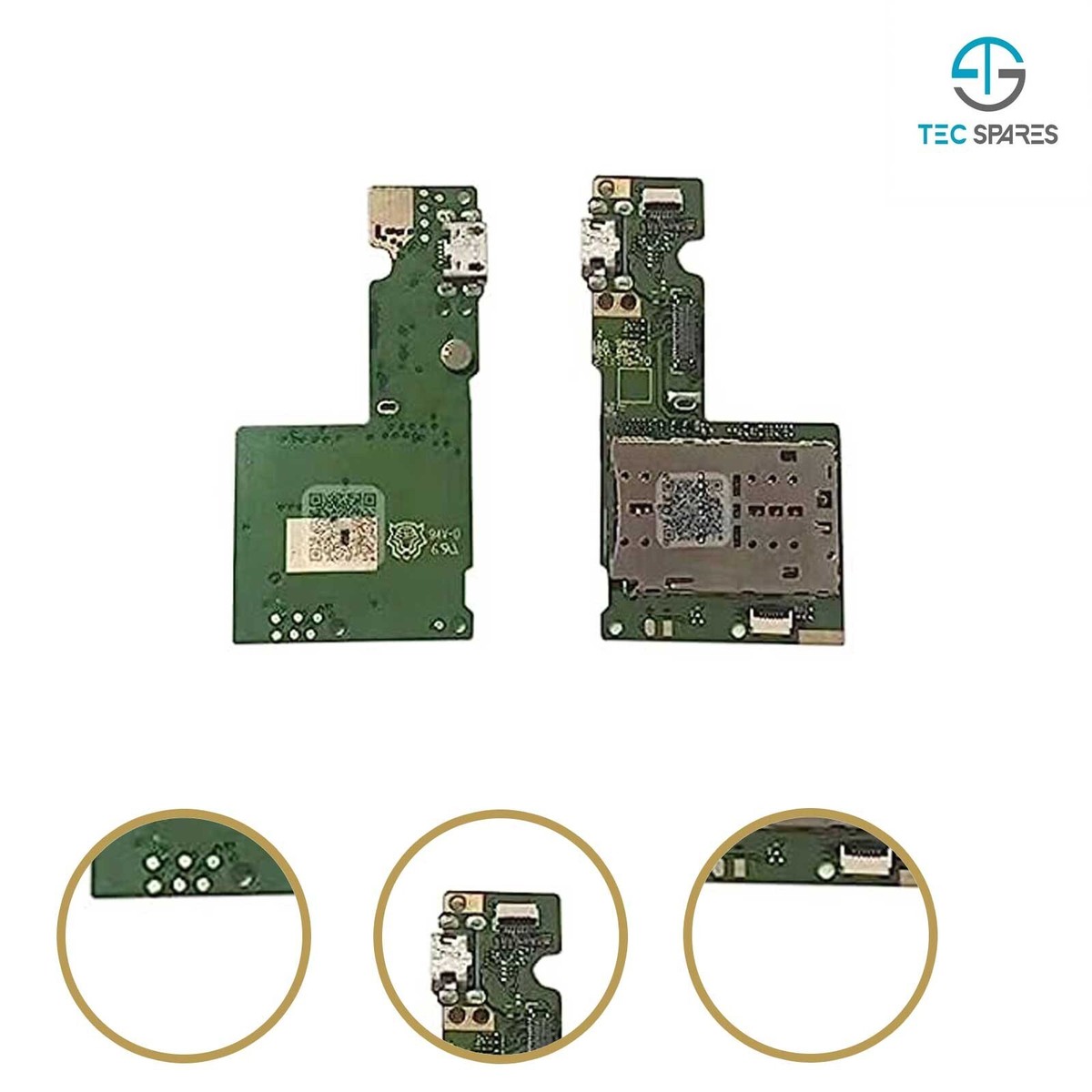 YINETTECH SD Card Reader USB Charging Port Compatible With