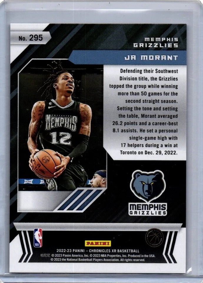 Panini Chronicles Ja Morant /149 - Image 2 of 2