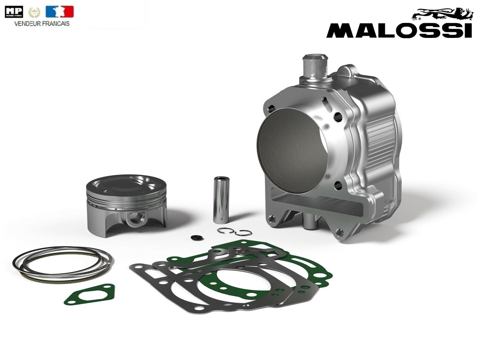 Cylindre alu Malossi 3113928 refroidissement optimal Aprilia 250