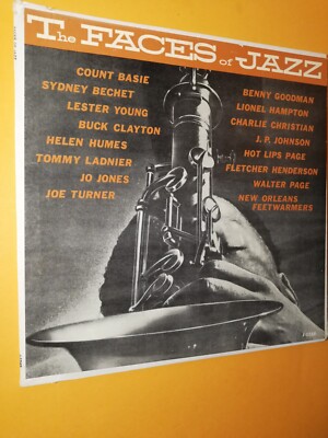 The Faces of Jazz Jazztone / Count Basie Lester Young Buck Clayton LP/O 954