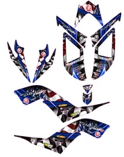 Fits Yamaha Raptor 700R Graphics Kit 2006 2007 2008 2009 2010 2011 2012 decals