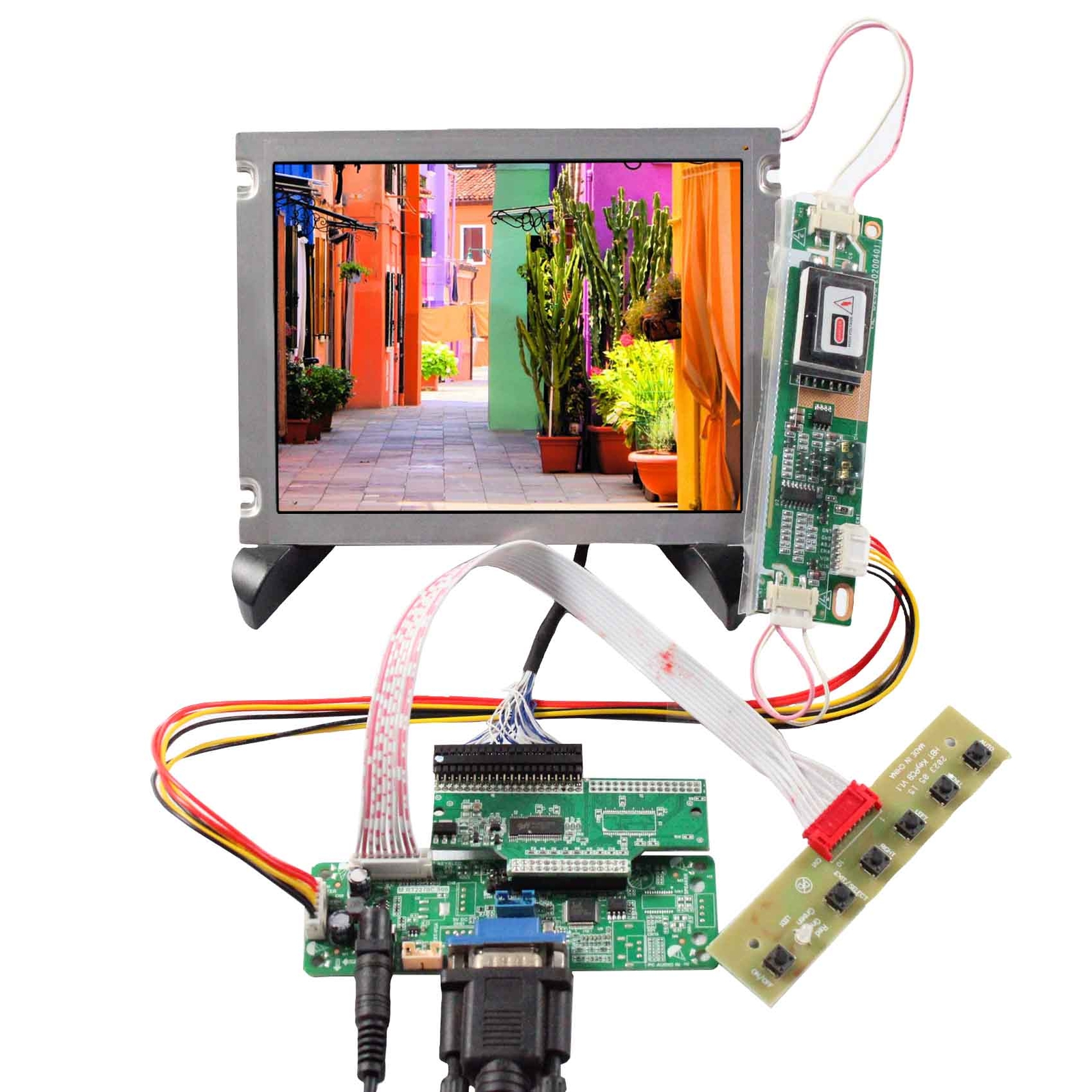 6.5"" 640X480 400nit T-51750GD065J-FW TFT LCD Screen VGA Control Board 31 pins