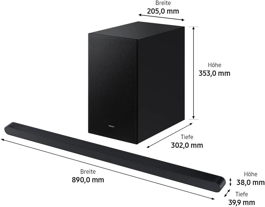 Samsung HW-S710GD 3.1-Kanal Ultra Slim Soundbar für TV-Geräte, Bluetooth-Lautspr - Bild 2 von 4