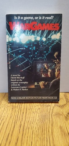 War Games movie novelization by David Bischoff (1983) First Printing WARGAMES