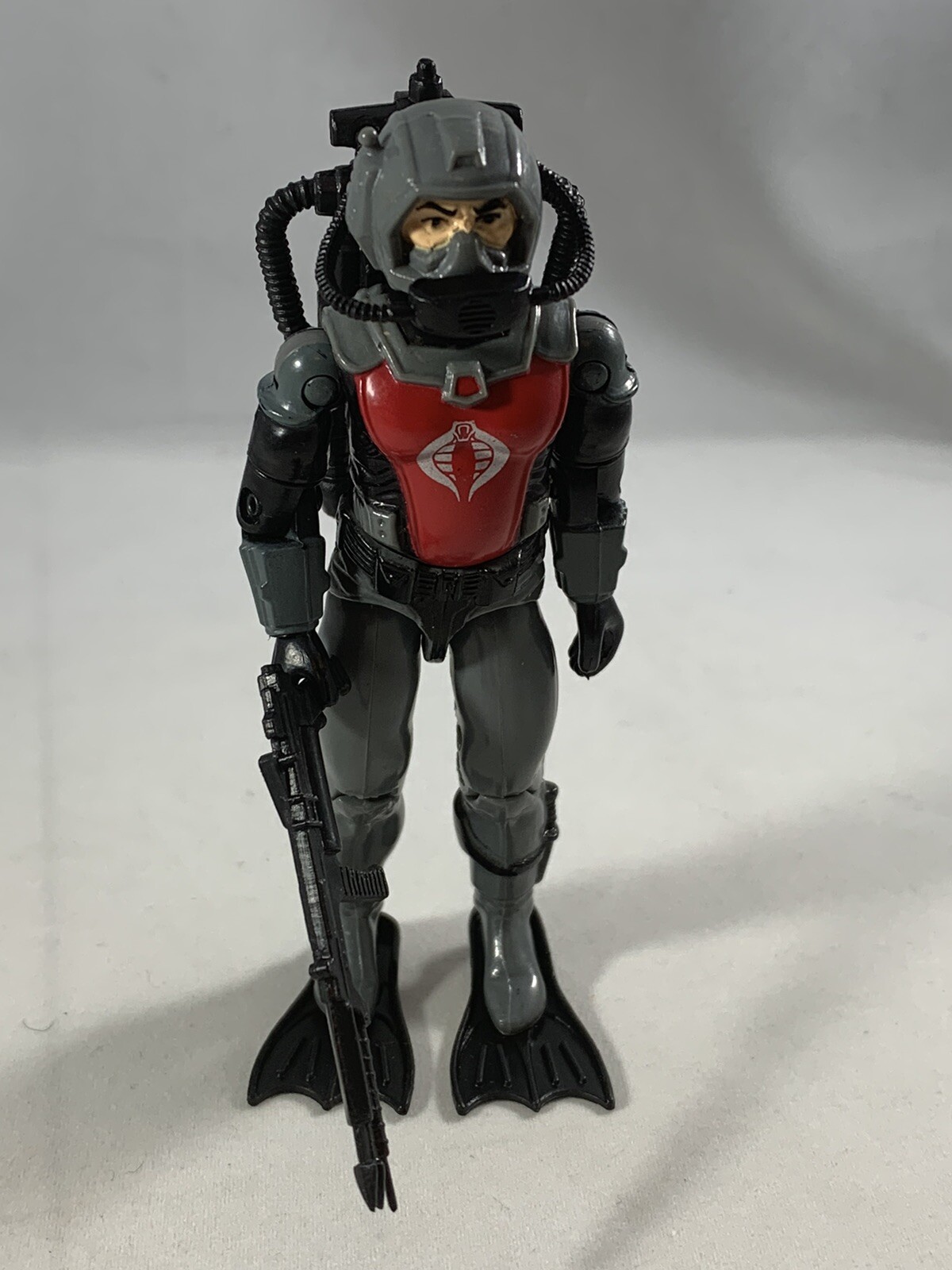 Cobra Eels 1985 GI Joe Replacement Accessories Gun, Flippers, Air Hose