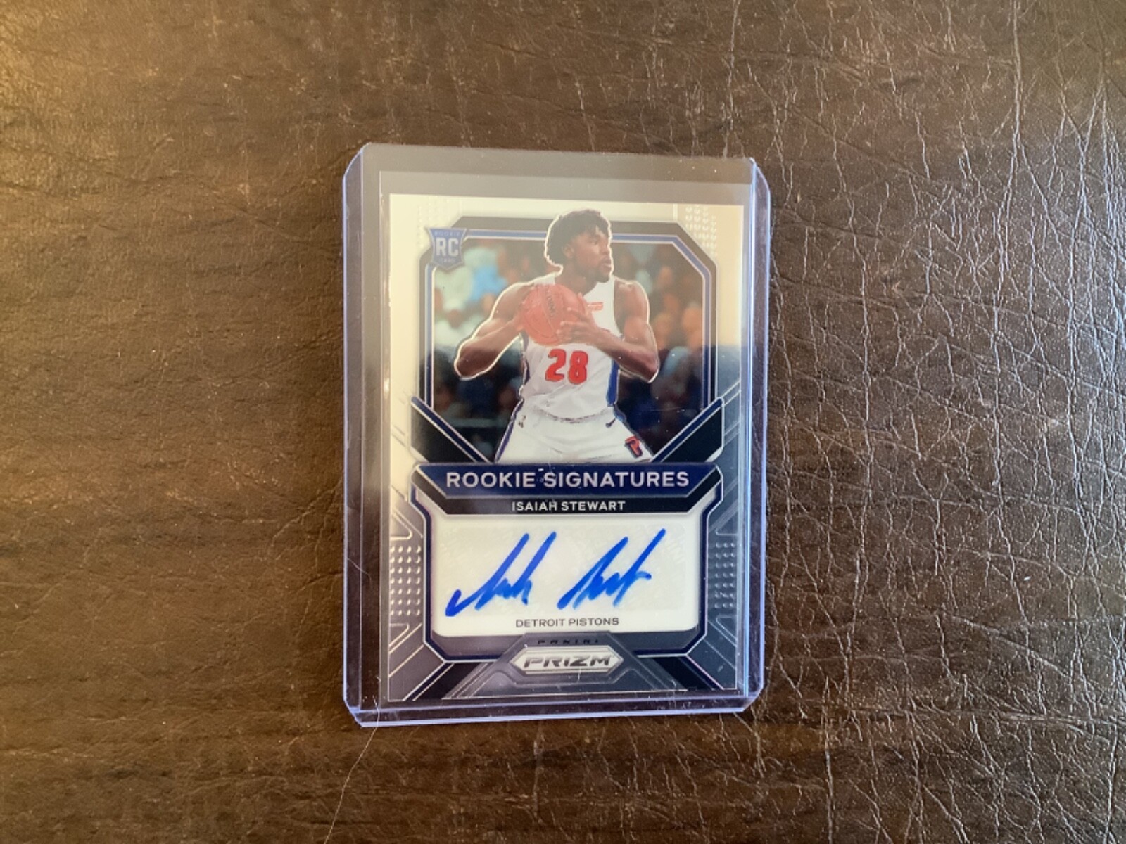Isaiah Stewart 2020-21 NBA Prizm Rookie Signatures RC Auto Pistons