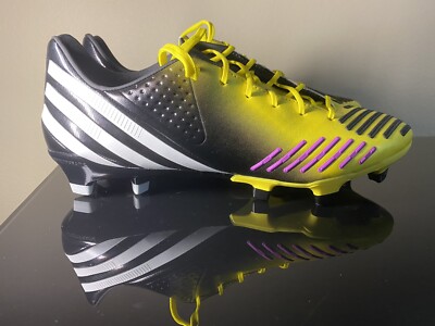 adidas Predatorfgイエロー/ブラック25.5cm　紐なし Adidas Predator LZ TRX FG Yellow Black Size 9 US 8.5 UK