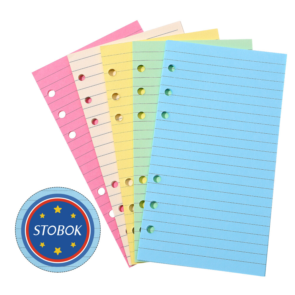 PATIKIL A6 linierte Nachfüllblätter 6-Ring-Binder Loose Leaf Planner