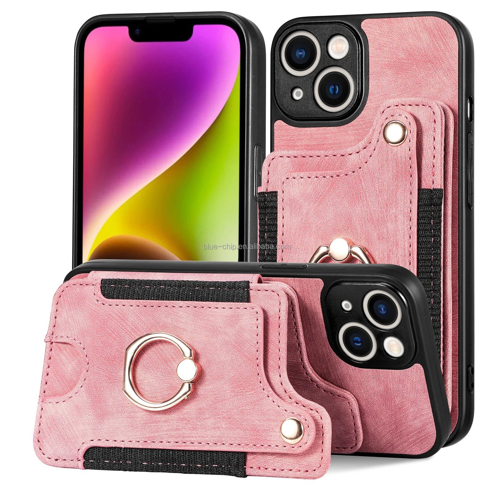 iPhone 13 14 15 16 Pro Wallet Case