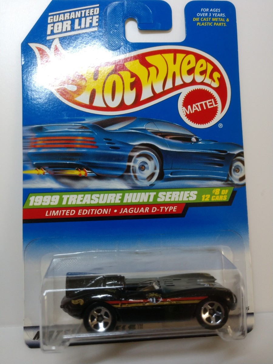 1999 Hot Wheels Treasure Hunt Series Jaguar D-Type Limited Edition