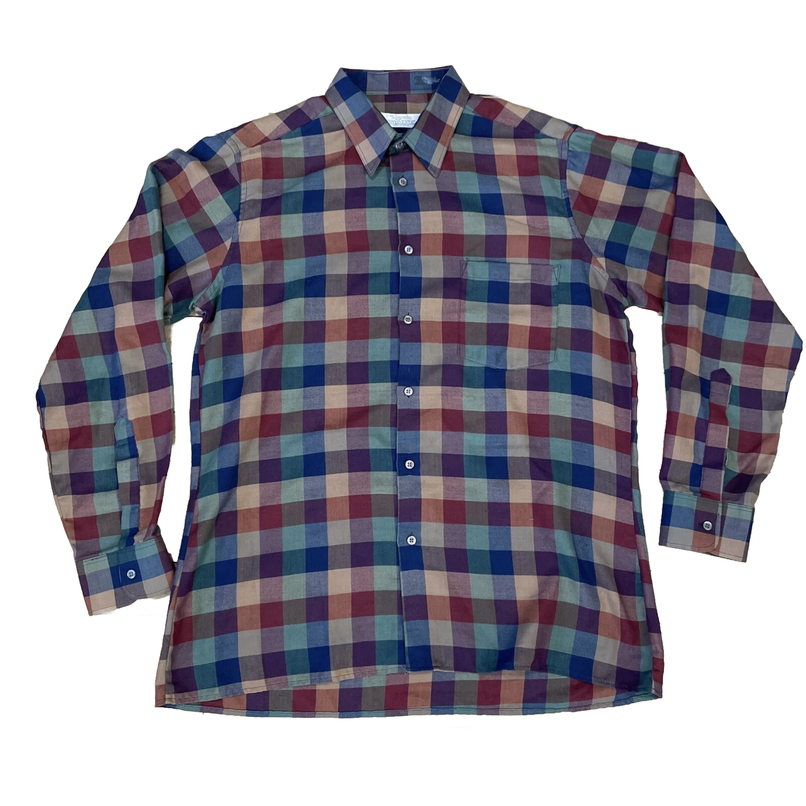 FILA ROCOLA CONTINENTAL SAVILE ROW Camicia Uomo M Vintage Leggera Plaid Retrò