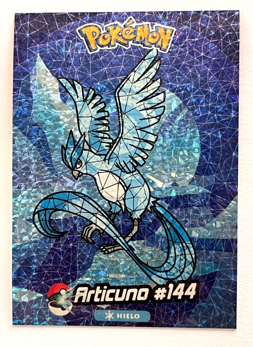 2025 POKEMON STAINED GLASS Crystal Card #144 ARTICUNO Kanto Peru Foil | eBay