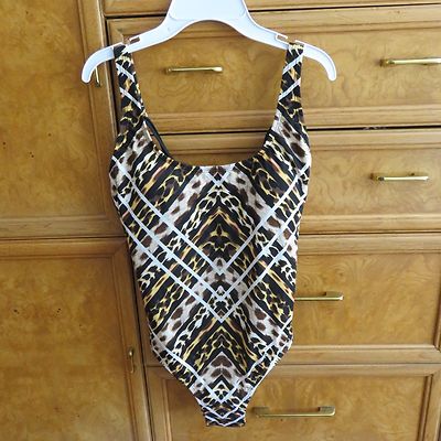 Women's Jantzen one piece animal print bathing/swim suit size 6 new NWT $116