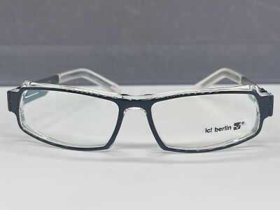 Ic Berlin Eyeglasses Frames Woman Black Square Panto Herbert NP499 