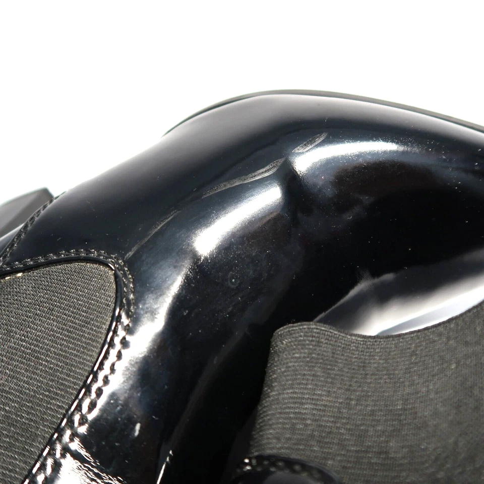 Zapatos Lane Bryant Para Mujer 11 Anchos Negro Tacón Bloque 4" Punta Paciente Cuero Foto 3 de 4