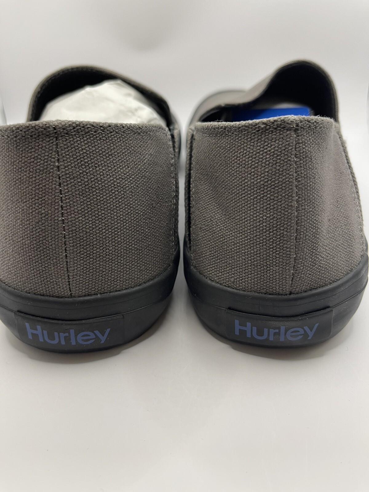 Hurley Men’s Shoes Hobart Slip On Gray Sneakers New Box Skater Comfort