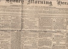 MEMORABILIA , THE SYDNEY MORNING HERALD , TUESDAY FEB 6 , 1844