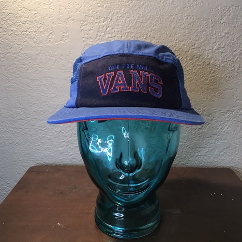 Vans Off The Wall 5 Panel Hat Blue | eBay
