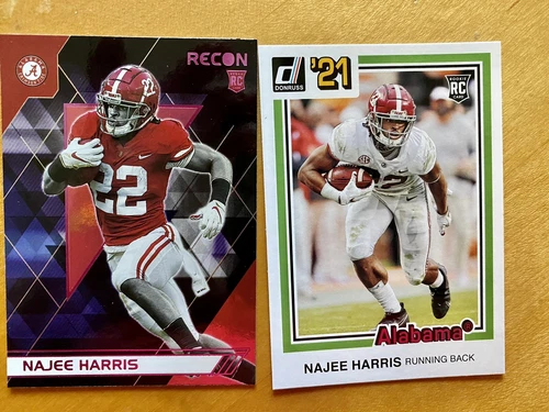2021 Chronicles Donruss Draft Picks NAJEE HARRIS Pink + Pink Recon Rookie Card