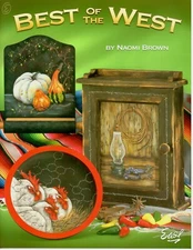 Best of the West Naomi Brown Acrylic Decorative Painting Patterns Craft Book