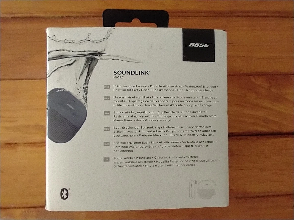 Bose SoundLink Micro (783342-0500) Portable Waterproof Speaker