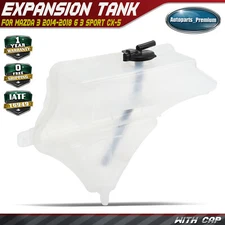 Engine Coolant Reservoir with Cap for Mazda 3 2014-2018 6 2014-2021 3 Sport CX-5