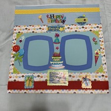 Happy Birthday -12x12 premade scrapbook page