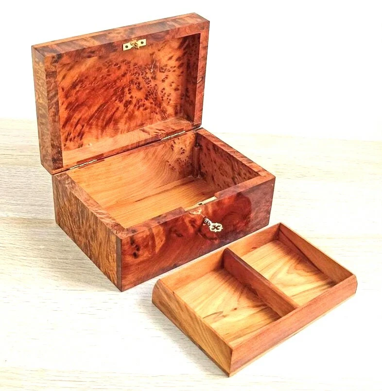 Handmade Wooden Box - Wooden Jewelry Box- Handmade Box