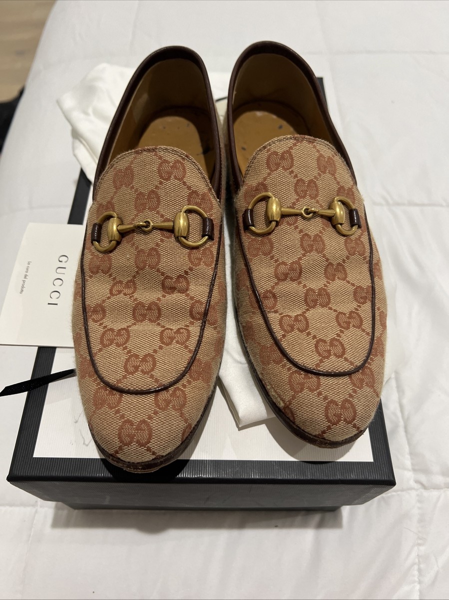 Gucci GG Canvas Horsebit Jordaan Loafers - Size 6 | eBay display picture 1