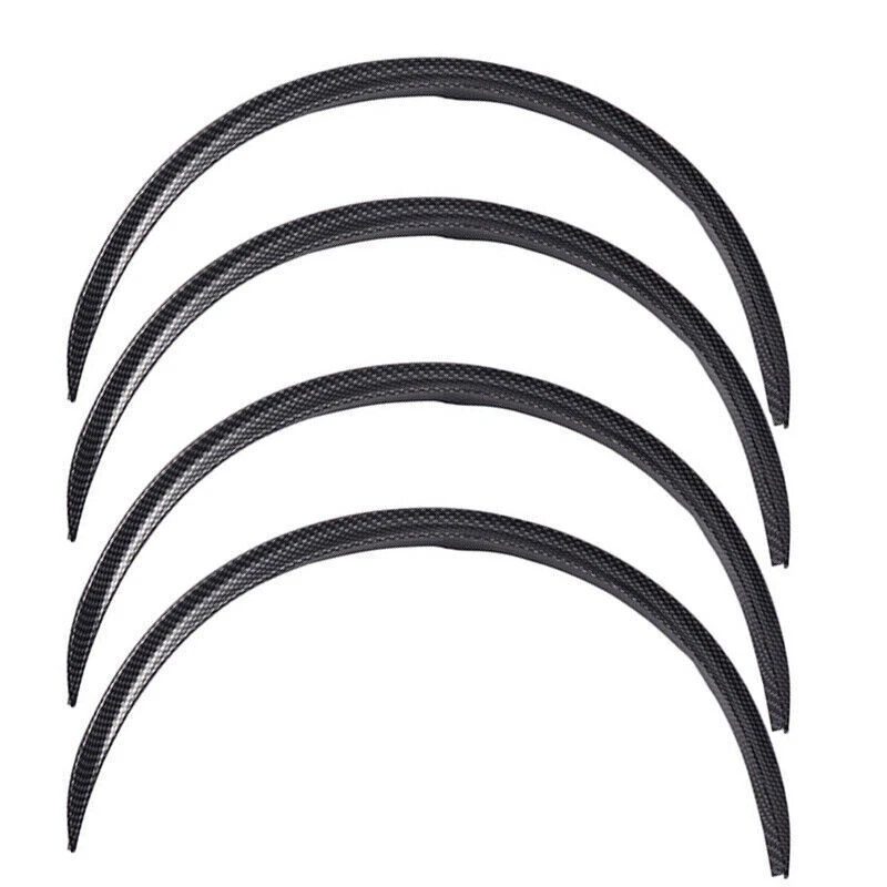 Protector de llamaradas para guardabarros 4X 72*2 cm de fibra de carbono para rueda de coche Foto 3 de 4