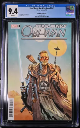 STAR WARS: OBI-WAN KENOBI #1 CGC 9.4 (White pages) Anindito Variant Cover