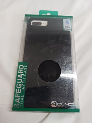 4 Conic Cell Phone Case Fits iPhone 6 7 & 8 Plus New Sealed Safeguard dual Layer