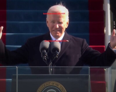PRESIDENT Joe Biden Photo 8x10 Inauguration Speech Capitol 2021 USA