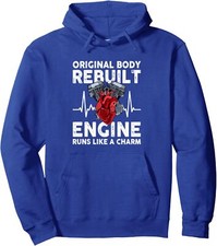 Original Body Rebuilt Engine Runs Like A Charm Fan Unisex Hooded Sweatshirt