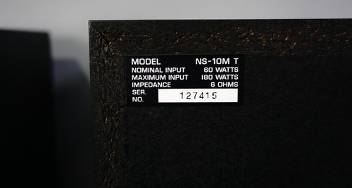 Yamaha NS-10M T 90's Bass Reflex Studio Monitor Speakers - Black W/ Grilles - Picture 19 of 22