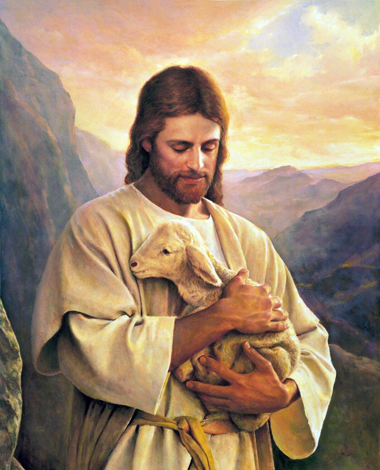 Jesus Christ 8x10 Photo Picture The Good Shepherd Christian Art 2 ...