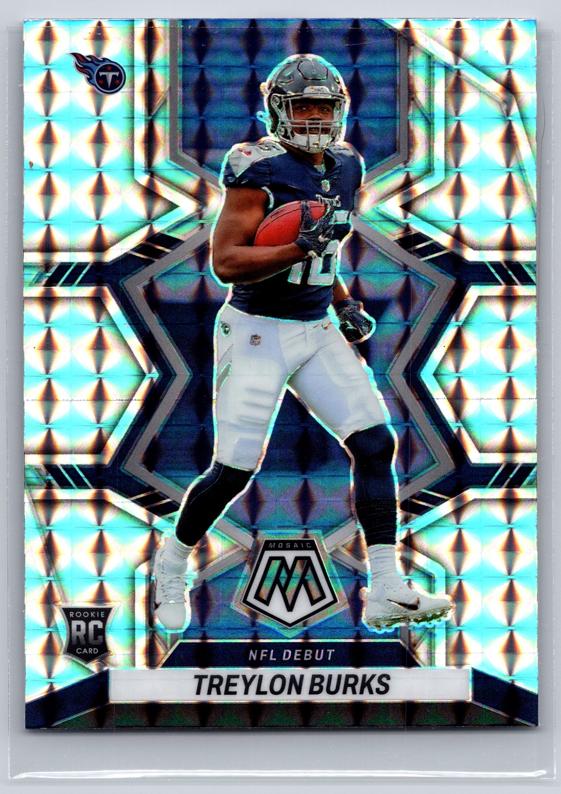 2022 Panini Mosaic #279 TREYLON BURKS SILVER MOSAIC Prizm