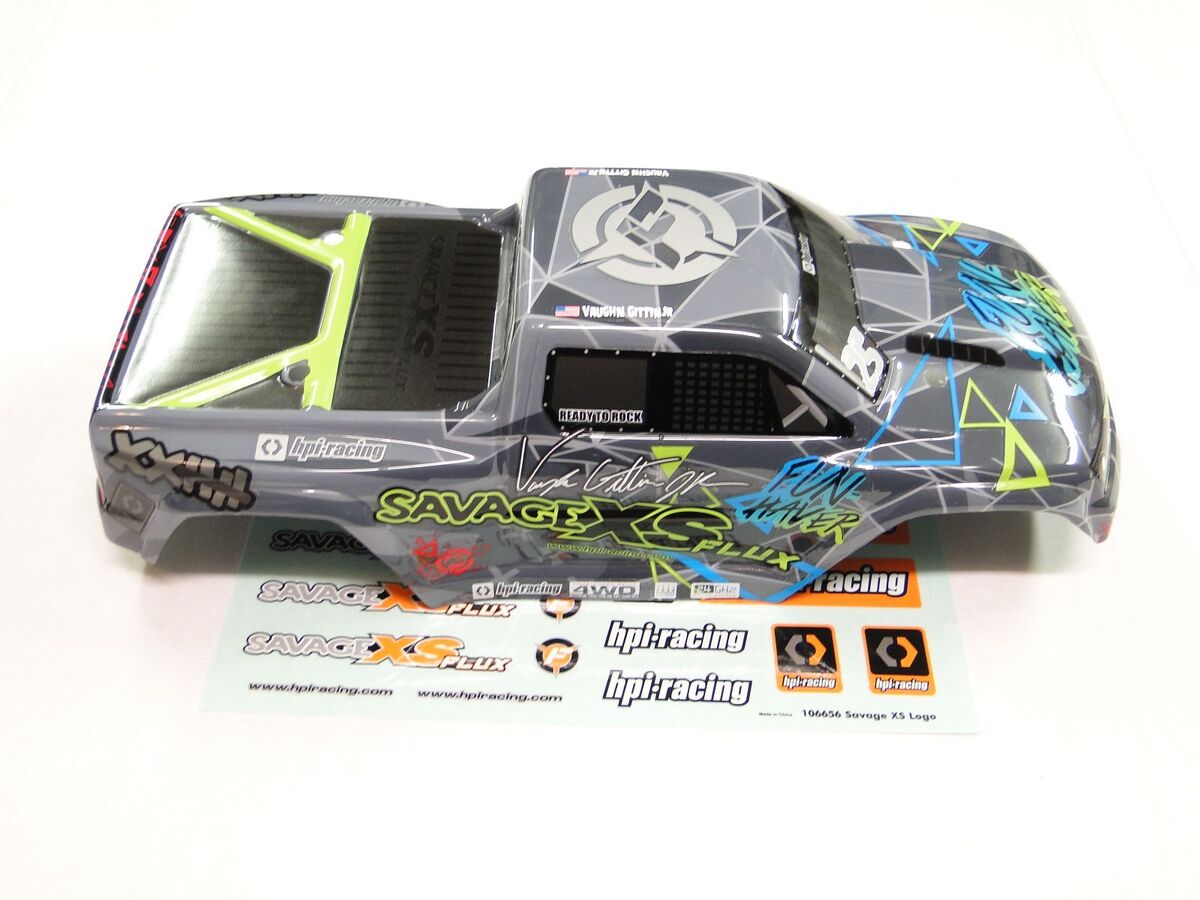 NEW HPI SAVAGE XS MINI FLUX Body Painted VAUGHN GITTIN JR NEW HPI SAVAGE XS MINI FLUX Body Painted VAUGHN GITTIN JR