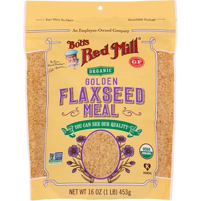 Bob'S Red Mill Organic Golden Flaxseed Meal 16 Oz