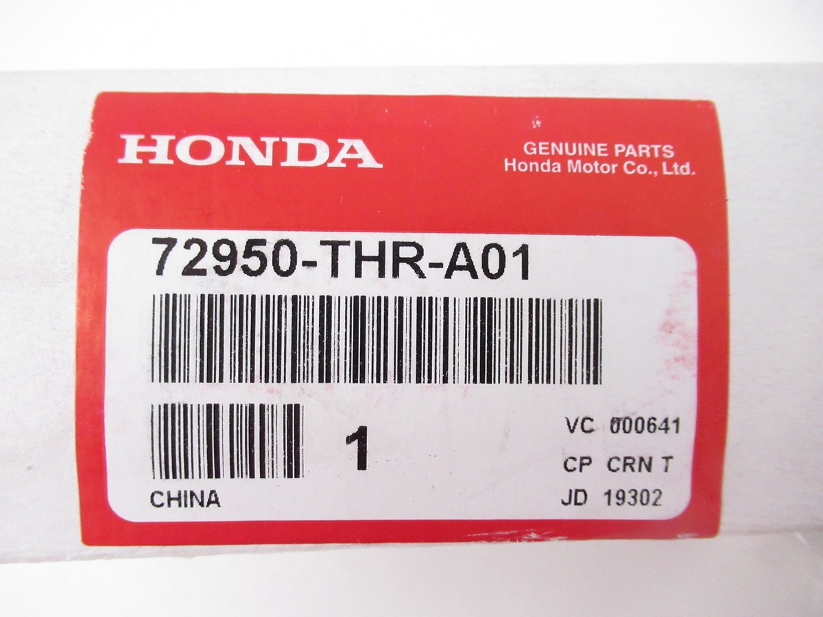Genuine OEM Honda 72950-THR-A01 Driver Side Chrome Slide Molding