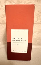 Bath & Body Works Cologne SAGE BERGAMOT Cologne Mens 3.4 oz NEW DEC